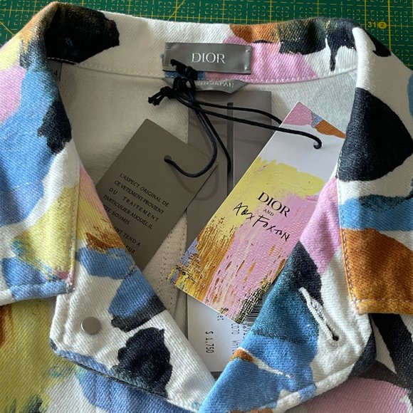 *SOLD* Dior x Alex Foxton resort 2020 white jean jacket - Picture 13 of 15